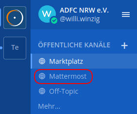 Neuer Kanal hinzugefügt